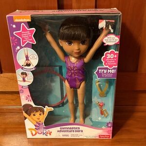 Fisher-Price Dora Gymnastics Adventure Doll - Purple Leotard